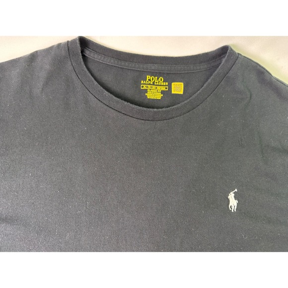 Polo Ralph Lauren Shirt XL Black Red Graphic Tee Big Logo Classic Fit Casual - Picture 2 of 9